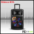 Popular 12 15 Inches Plastic Portable DJ Speaker with Battery